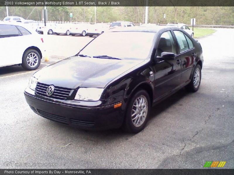 Black / Black 2003 Volkswagen Jetta Wolfsburg Edition 1.8T Sedan
