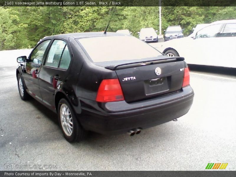 Black / Black 2003 Volkswagen Jetta Wolfsburg Edition 1.8T Sedan