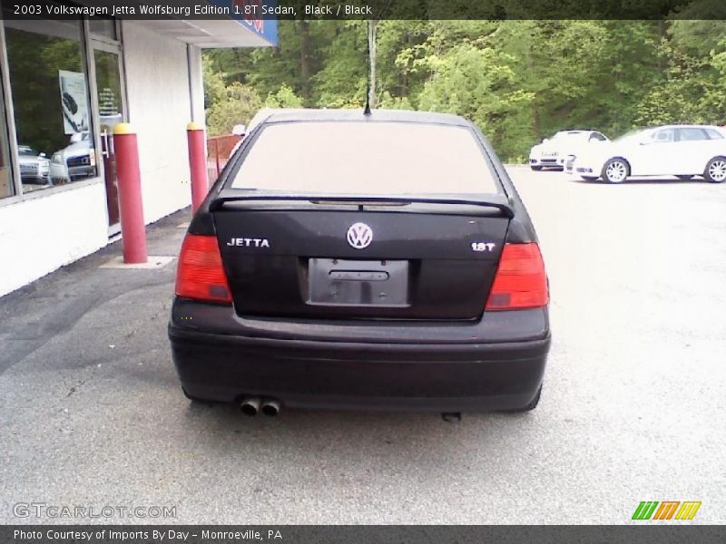 Black / Black 2003 Volkswagen Jetta Wolfsburg Edition 1.8T Sedan