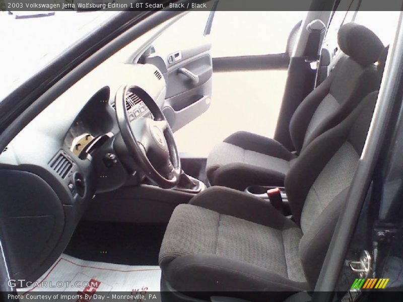 Black / Black 2003 Volkswagen Jetta Wolfsburg Edition 1.8T Sedan