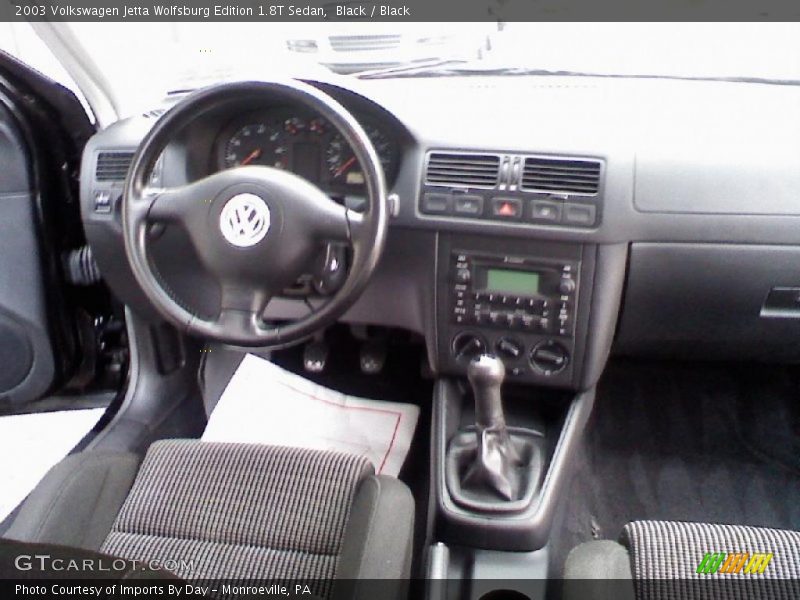 Black / Black 2003 Volkswagen Jetta Wolfsburg Edition 1.8T Sedan