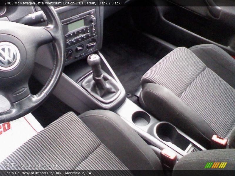 Black / Black 2003 Volkswagen Jetta Wolfsburg Edition 1.8T Sedan