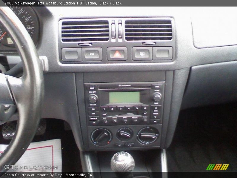 Black / Black 2003 Volkswagen Jetta Wolfsburg Edition 1.8T Sedan