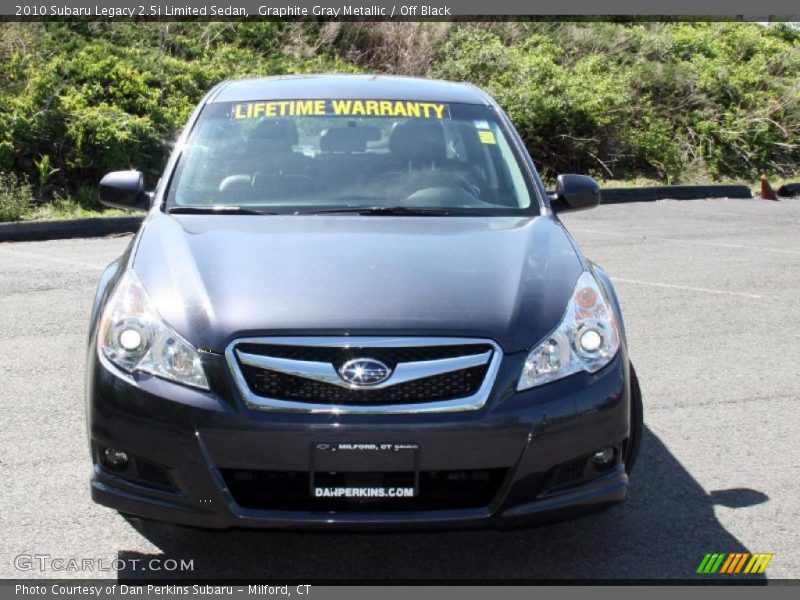 Graphite Gray Metallic / Off Black 2010 Subaru Legacy 2.5i Limited Sedan