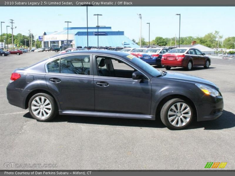 Graphite Gray Metallic / Off Black 2010 Subaru Legacy 2.5i Limited Sedan