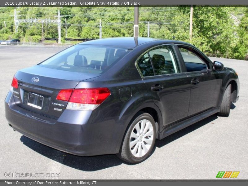 Graphite Gray Metallic / Off Black 2010 Subaru Legacy 2.5i Limited Sedan