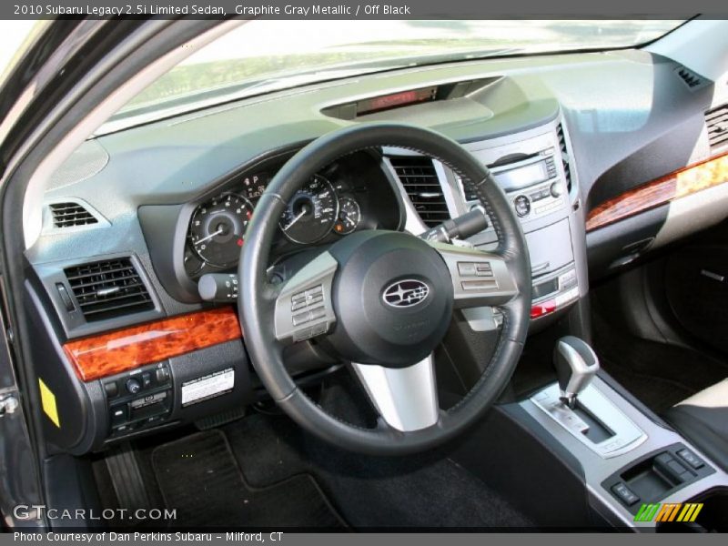Graphite Gray Metallic / Off Black 2010 Subaru Legacy 2.5i Limited Sedan