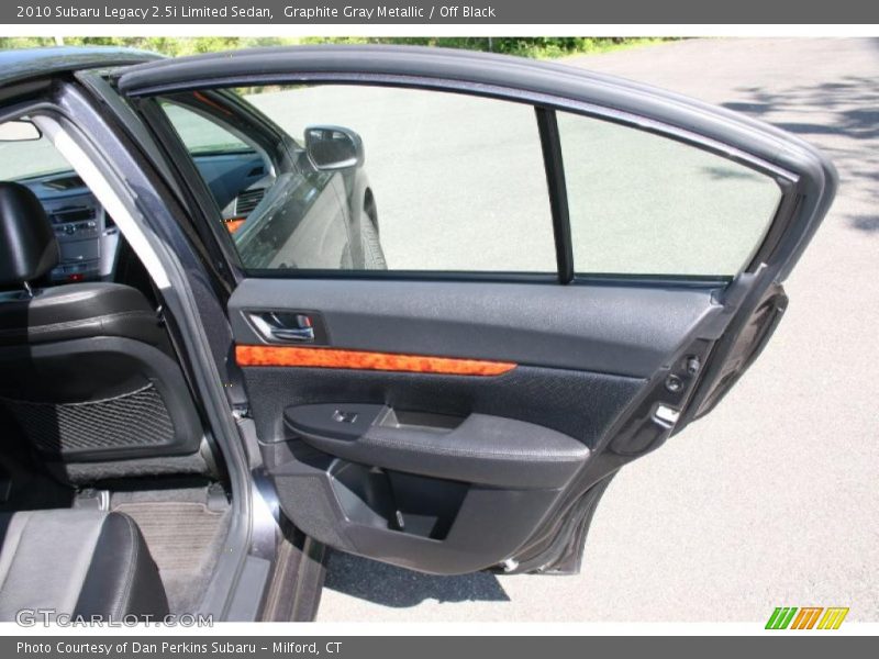 Graphite Gray Metallic / Off Black 2010 Subaru Legacy 2.5i Limited Sedan