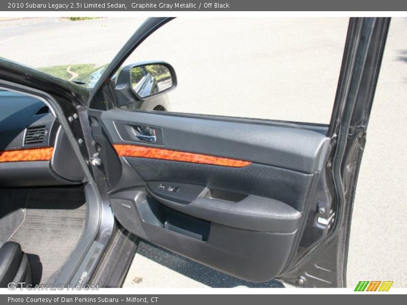 Graphite Gray Metallic / Off Black 2010 Subaru Legacy 2.5i Limited Sedan
