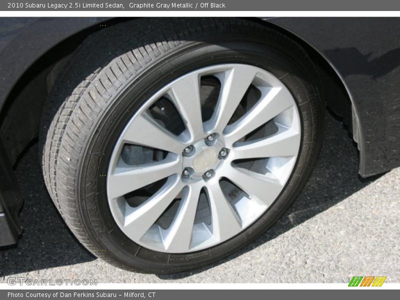 Graphite Gray Metallic / Off Black 2010 Subaru Legacy 2.5i Limited Sedan