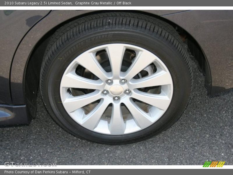 Graphite Gray Metallic / Off Black 2010 Subaru Legacy 2.5i Limited Sedan