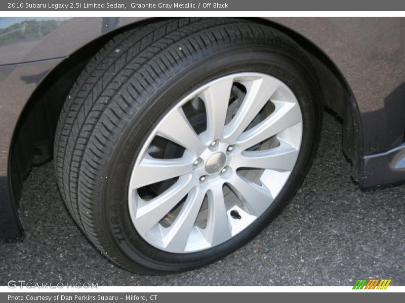 Graphite Gray Metallic / Off Black 2010 Subaru Legacy 2.5i Limited Sedan