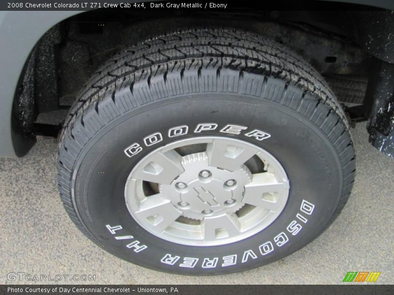 Dark Gray Metallic / Ebony 2008 Chevrolet Colorado LT Z71 Crew Cab 4x4