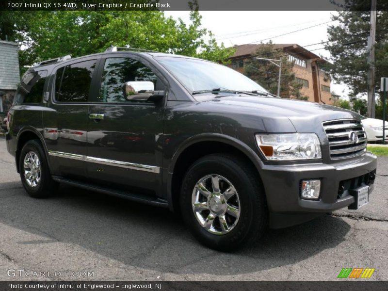 Silver Graphite / Graphite Black 2007 Infiniti QX 56 4WD