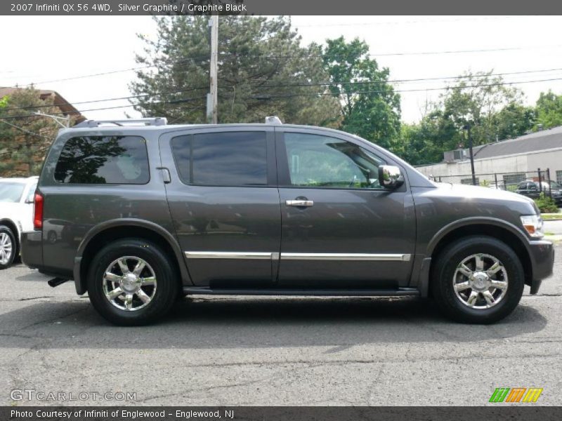 Silver Graphite / Graphite Black 2007 Infiniti QX 56 4WD