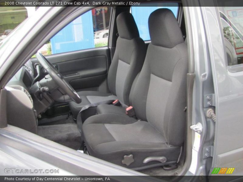 Dark Gray Metallic / Ebony 2008 Chevrolet Colorado LT Z71 Crew Cab 4x4