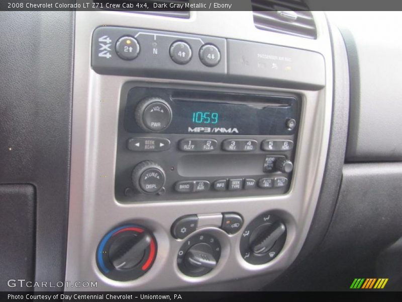 Dark Gray Metallic / Ebony 2008 Chevrolet Colorado LT Z71 Crew Cab 4x4