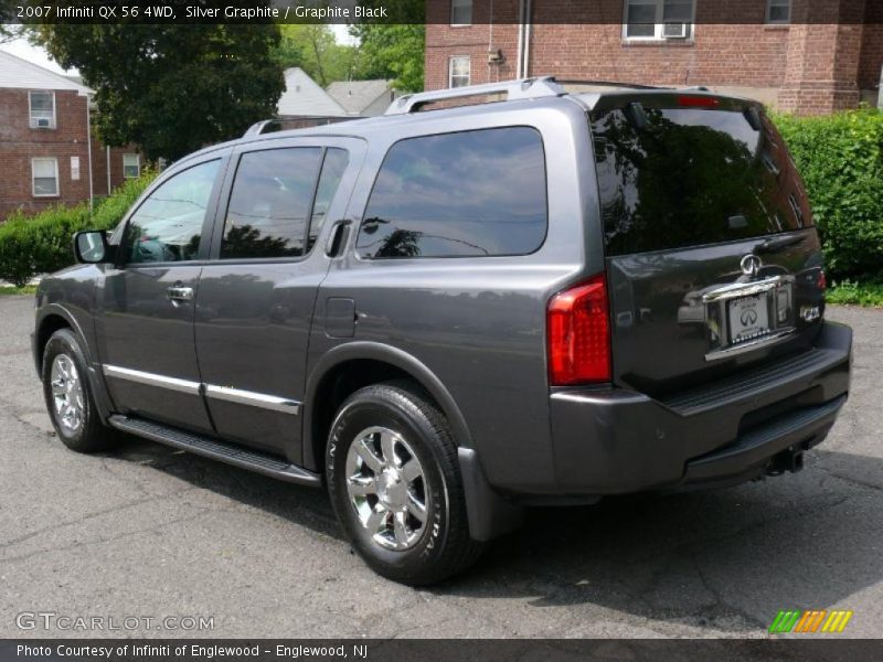 Silver Graphite / Graphite Black 2007 Infiniti QX 56 4WD
