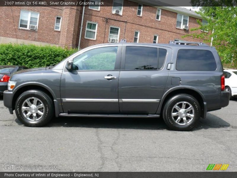 Silver Graphite / Graphite Black 2007 Infiniti QX 56 4WD