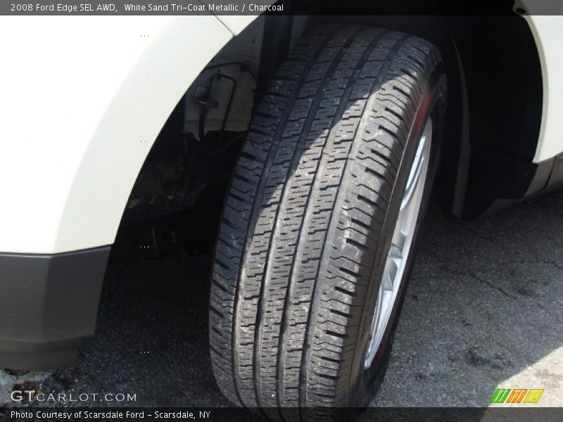 White Sand Tri-Coat Metallic / Charcoal 2008 Ford Edge SEL AWD