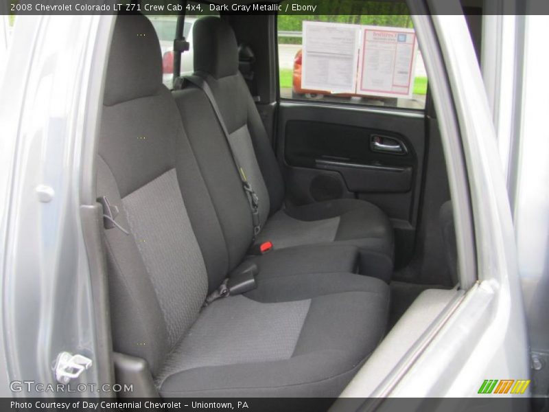 Dark Gray Metallic / Ebony 2008 Chevrolet Colorado LT Z71 Crew Cab 4x4