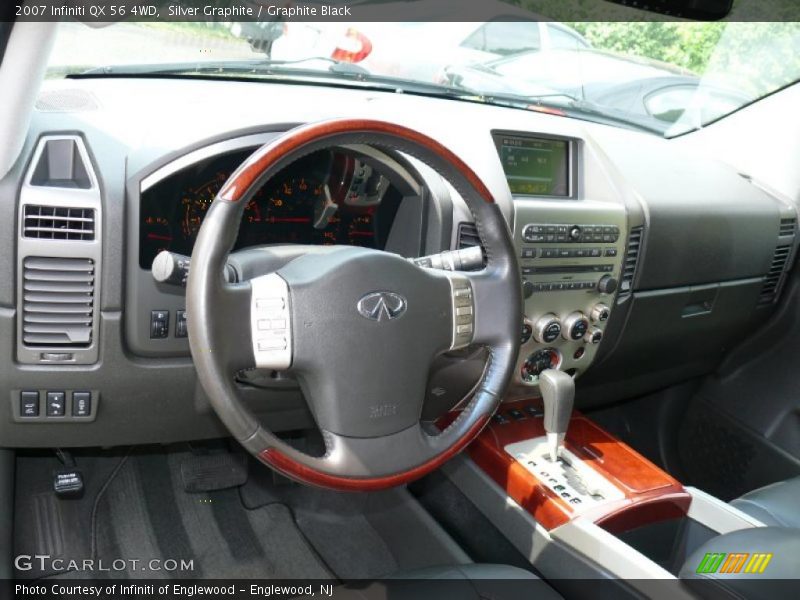 Silver Graphite / Graphite Black 2007 Infiniti QX 56 4WD