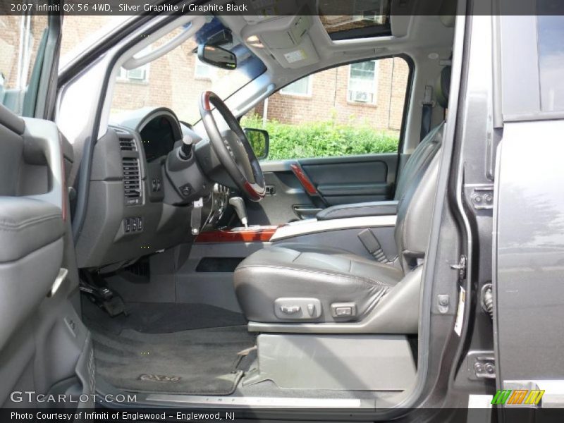 Silver Graphite / Graphite Black 2007 Infiniti QX 56 4WD