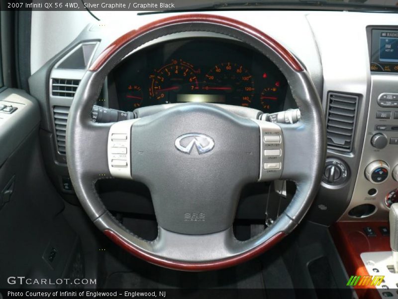 Silver Graphite / Graphite Black 2007 Infiniti QX 56 4WD