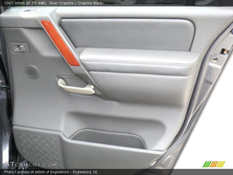 Silver Graphite / Graphite Black 2007 Infiniti QX 56 4WD
