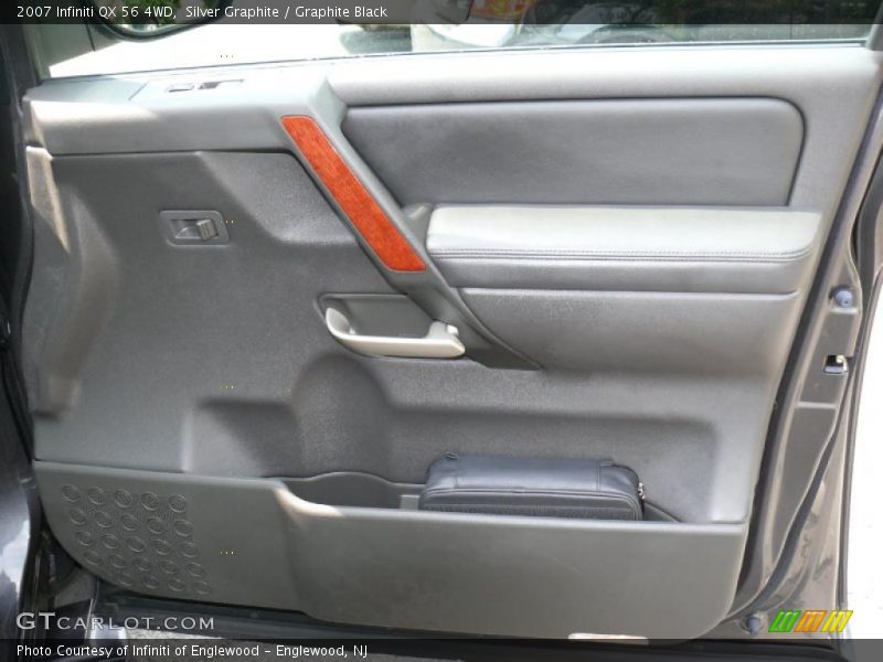 Silver Graphite / Graphite Black 2007 Infiniti QX 56 4WD
