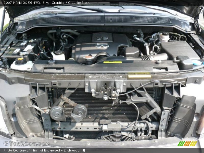 Silver Graphite / Graphite Black 2007 Infiniti QX 56 4WD