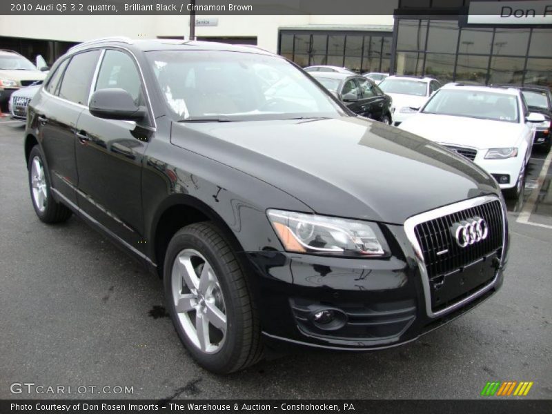 Brilliant Black / Cinnamon Brown 2010 Audi Q5 3.2 quattro