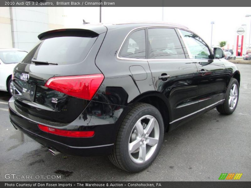 Brilliant Black / Cinnamon Brown 2010 Audi Q5 3.2 quattro