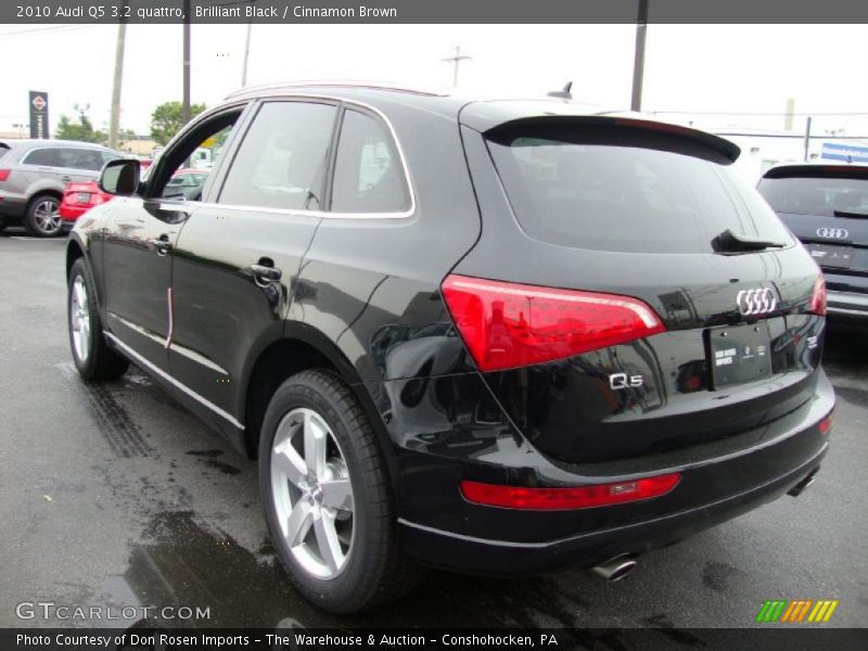 Brilliant Black / Cinnamon Brown 2010 Audi Q5 3.2 quattro