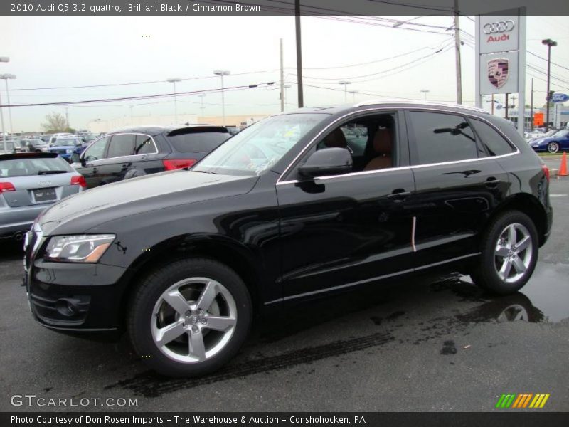 Brilliant Black / Cinnamon Brown 2010 Audi Q5 3.2 quattro