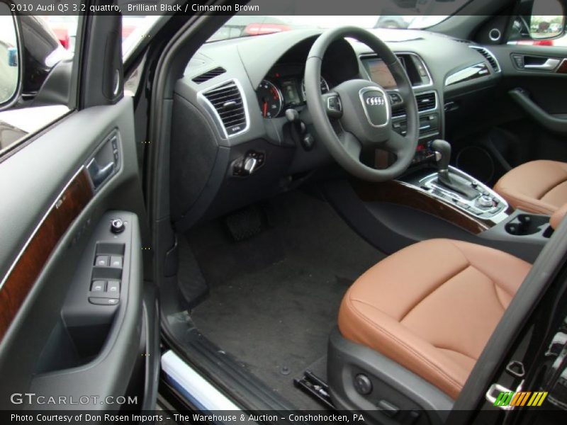 Brilliant Black / Cinnamon Brown 2010 Audi Q5 3.2 quattro