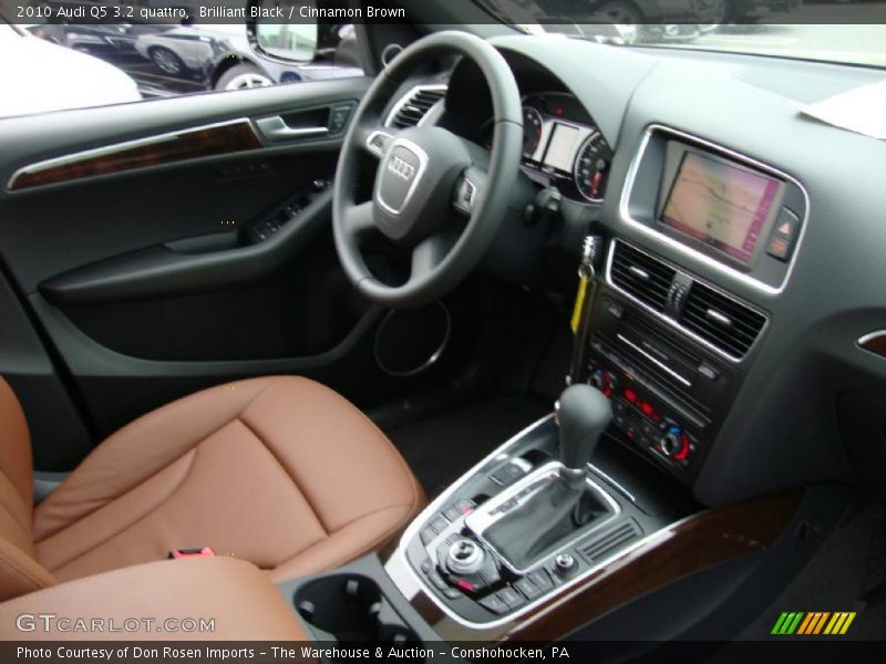 Brilliant Black / Cinnamon Brown 2010 Audi Q5 3.2 quattro
