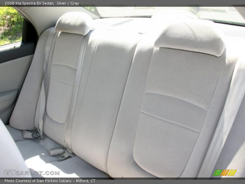 Silver / Gray 2008 Kia Spectra EX Sedan