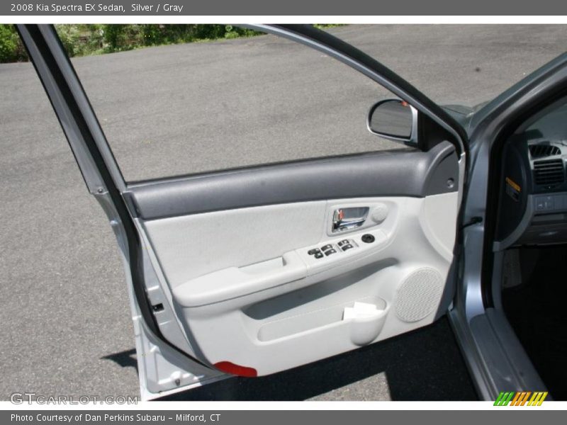 Silver / Gray 2008 Kia Spectra EX Sedan