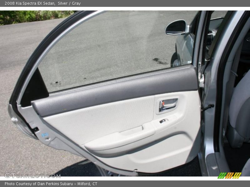 Silver / Gray 2008 Kia Spectra EX Sedan