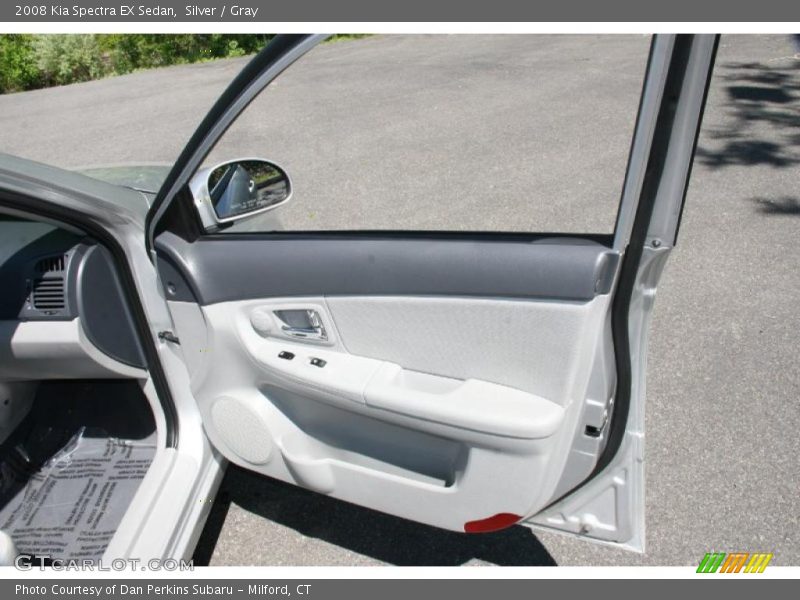 Silver / Gray 2008 Kia Spectra EX Sedan