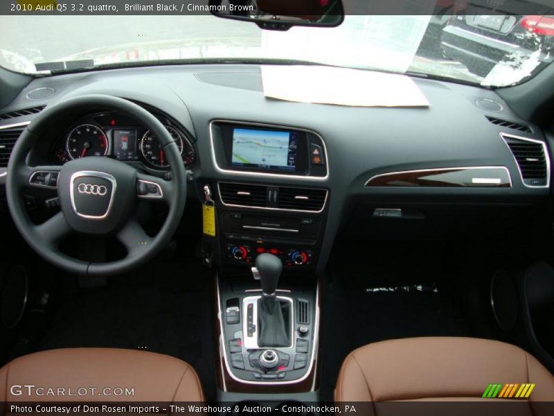 Brilliant Black / Cinnamon Brown 2010 Audi Q5 3.2 quattro