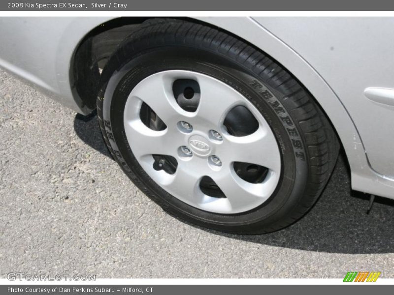 Silver / Gray 2008 Kia Spectra EX Sedan