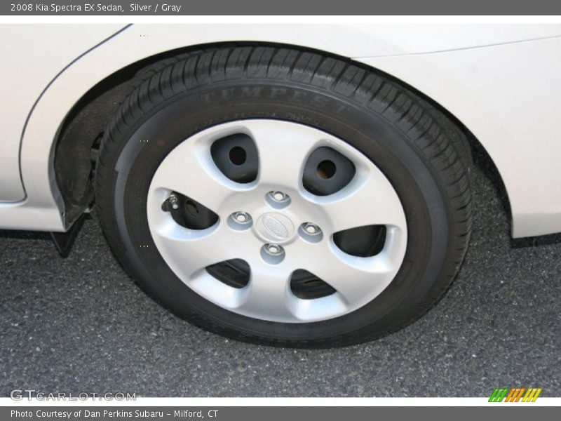 Silver / Gray 2008 Kia Spectra EX Sedan