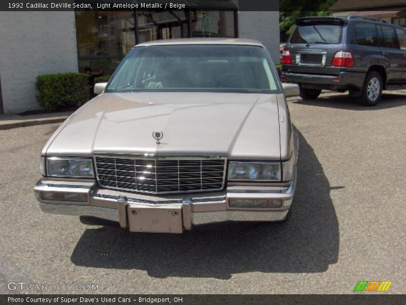 Light Antelope Metallic / Beige 1992 Cadillac DeVille Sedan