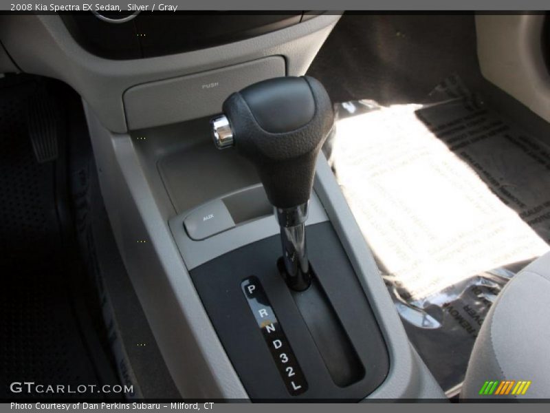 Silver / Gray 2008 Kia Spectra EX Sedan