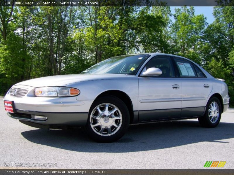 Sterling Silver Metallic / Graphite 2003 Buick Regal GS