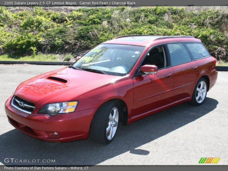 Garnet Red Pearl / Charcoal Black 2005 Subaru Legacy 2.5 GT Limited Wagon