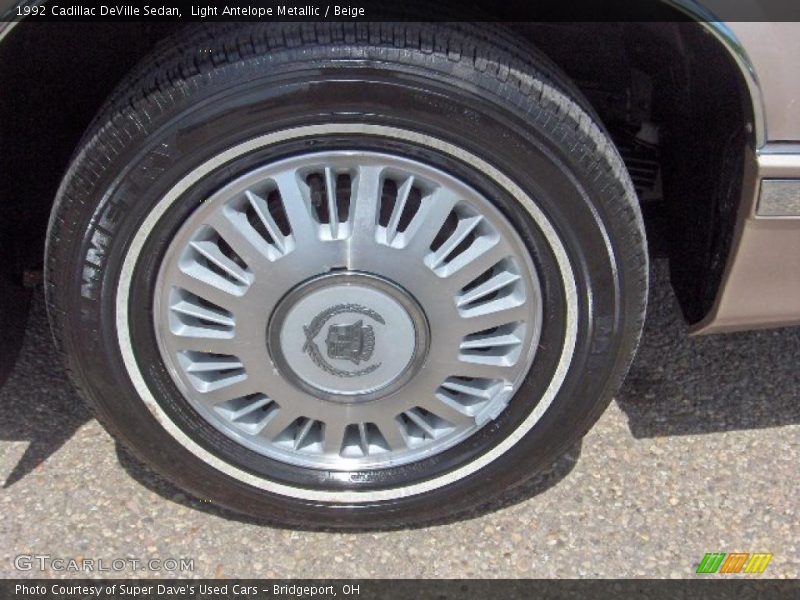Light Antelope Metallic / Beige 1992 Cadillac DeVille Sedan
