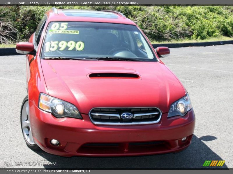 Garnet Red Pearl / Charcoal Black 2005 Subaru Legacy 2.5 GT Limited Wagon